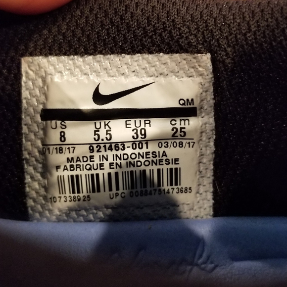 Nike SB Womens Shoes Size 8 Black Skater Skateboarding Uk Size 5.5 Sneaker - Picture 8 of 10